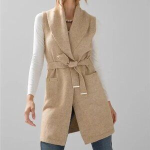 WHBM sleeveless cardigan/vest
